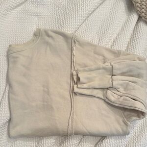 Free People Cream Sweatshirt